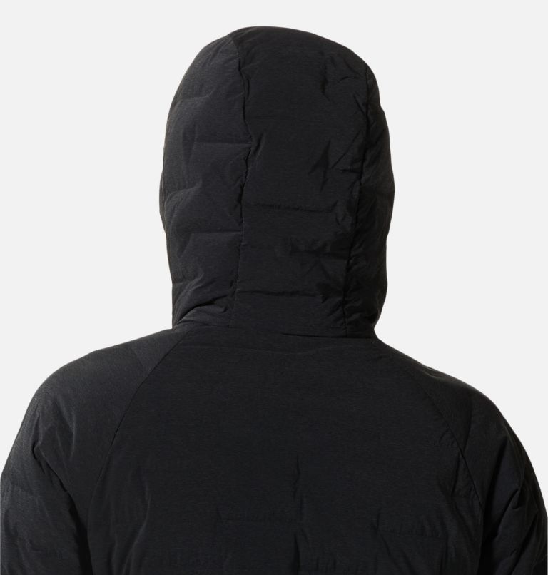 Women's Stretchdown Hoody, Color: Dark Storm Heather, image 6