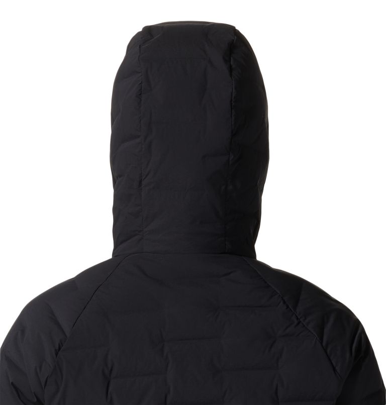 Women's Stretchdown Hoody, Color: Black, image 6