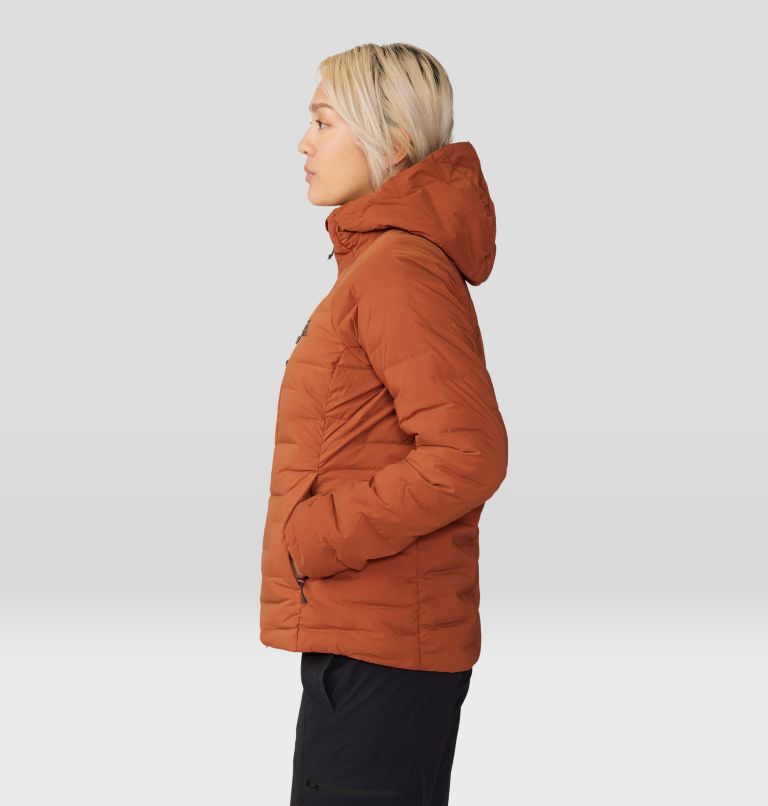 Women's Stretchdown Hoody, Color: Iron Oxide, image 3