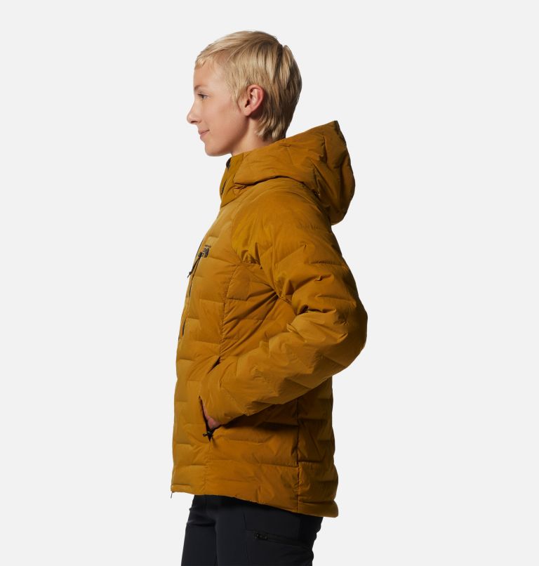 Women's Stretchdown Hoody, Color: Olive Gold, image 3
