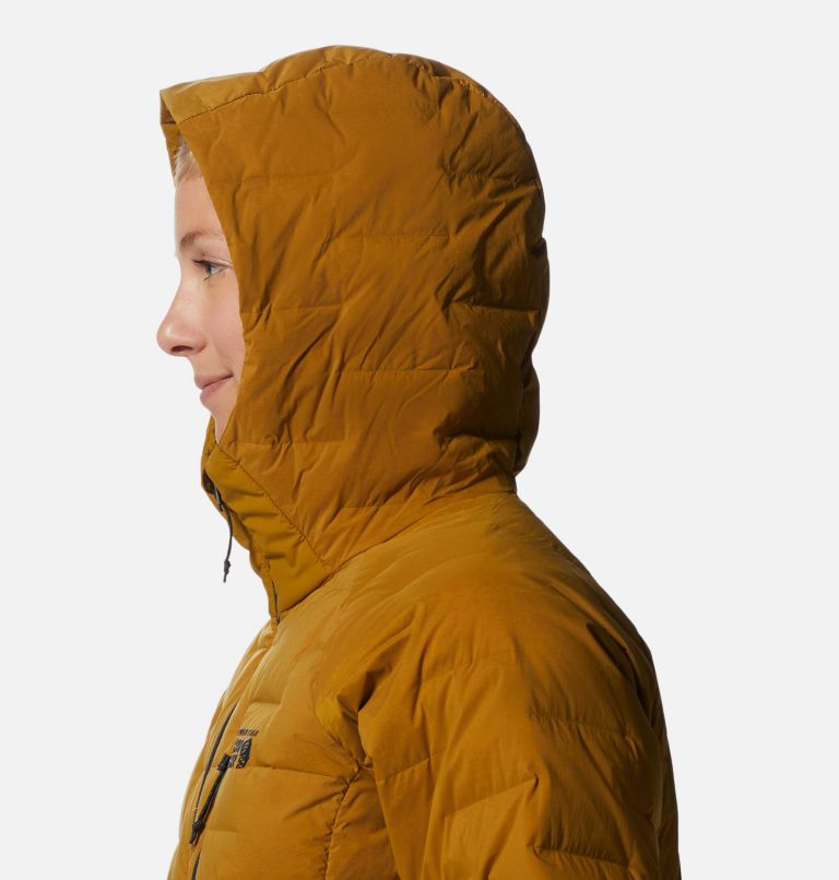 Women's Stretchdown Hoody, Color: Olive Gold, image 5