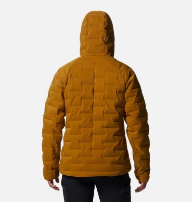 Women's Stretchdown Hoody, Color: Olive Gold