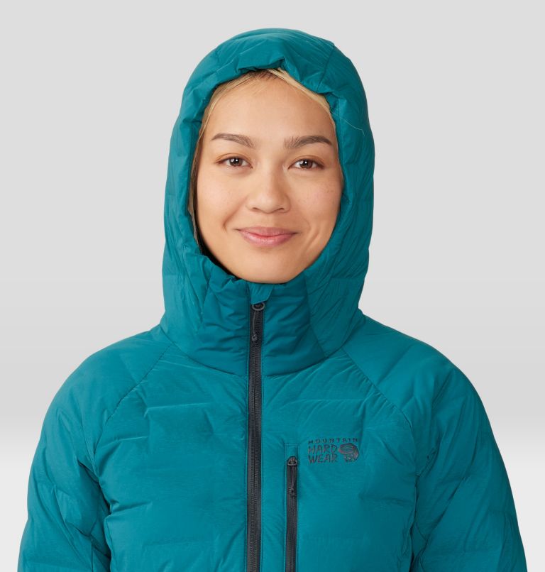 Thumbnail: Women's Stretchdown Hoody, Color: Jack Pine, image 4