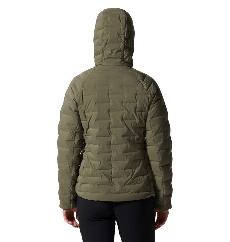 Women's Stretchdown Hoody, Color: Stone Green, image 2