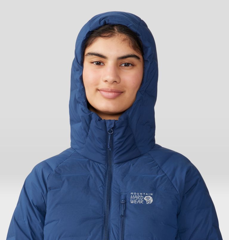 Women's Stretchdown Hoody, Color: Outer Dark, image 4