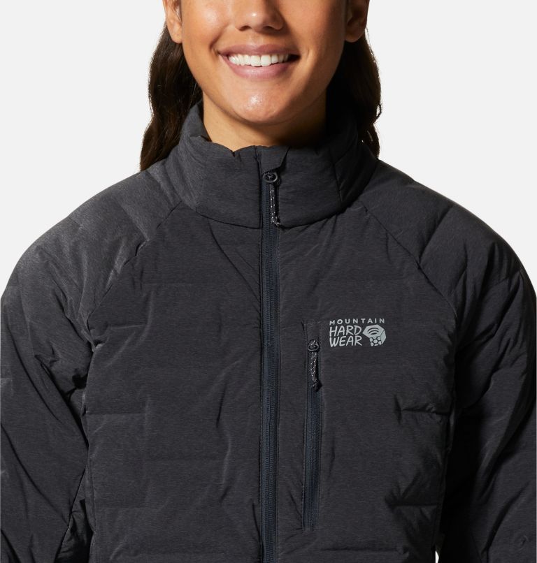 Women's Stretchdown Jacket, Color: Dark Storm Heather, image 4