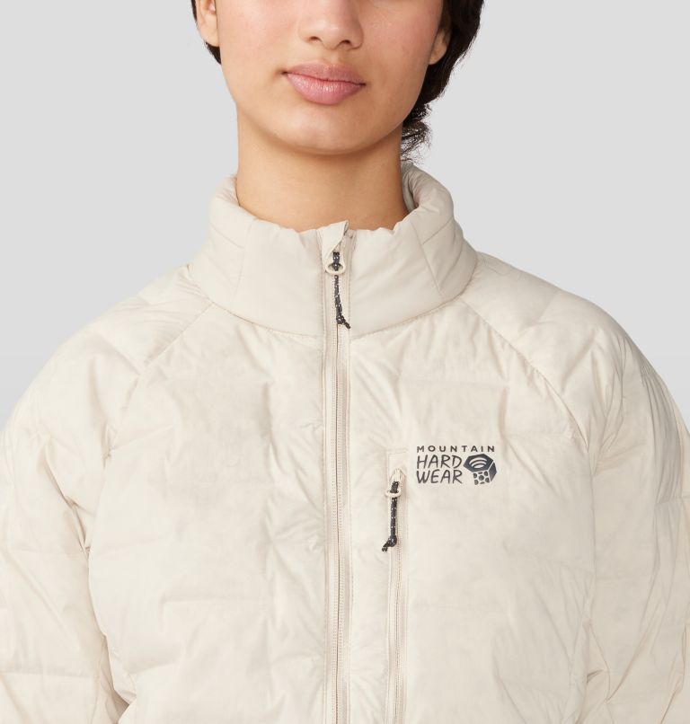 Thumbnail: Women's Stretchdown Jacket, Color: Wild Oyster, image 4