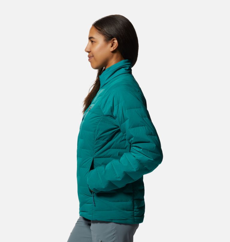 Manteau Stretchdown Femme, Color: Botanic, image 3
