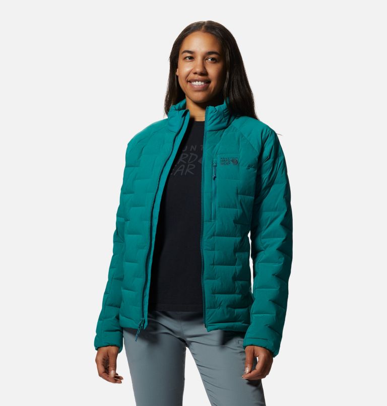 Manteau Stretchdown Femme, Color: Botanic, image 7