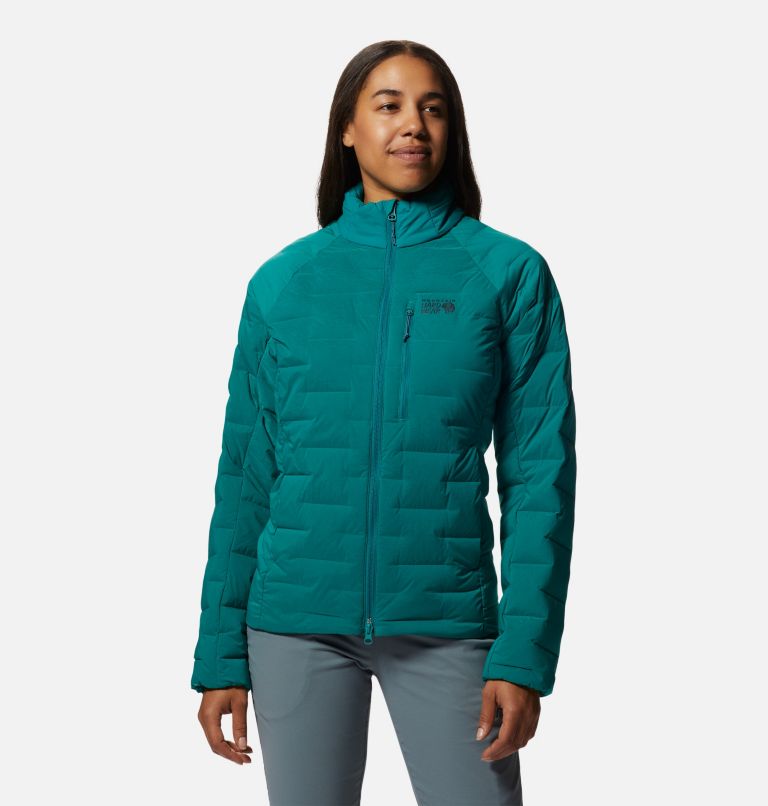 Women's Stretchdown Jacket, Color: Botanic, image 1