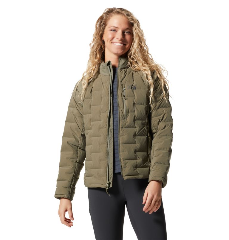Manteau Stretchdown Femme, Color: Stone Green, image 6