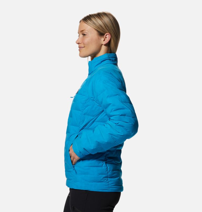 Thumbnail: Women's Stretchdown Jacket, Color: Electric Sky, image 3