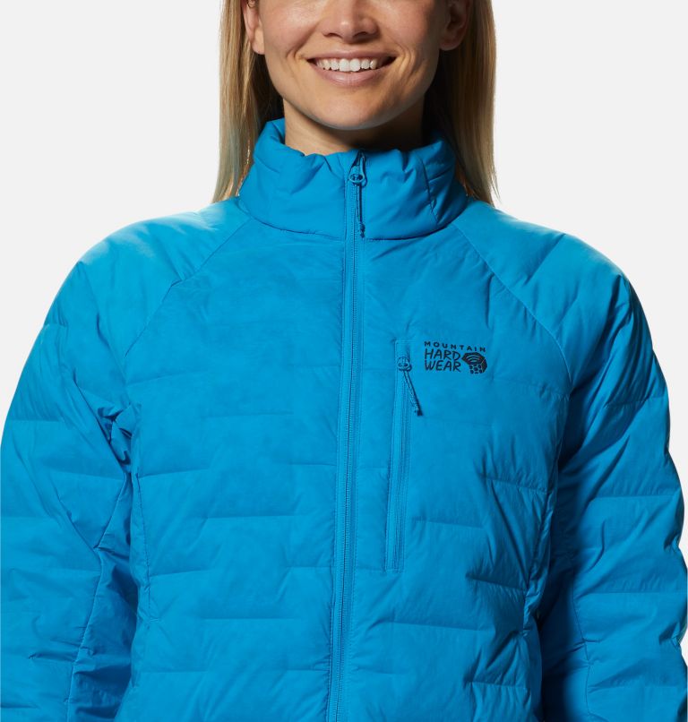 Women's Stretchdown Jacket, Color: Electric Sky, image 4