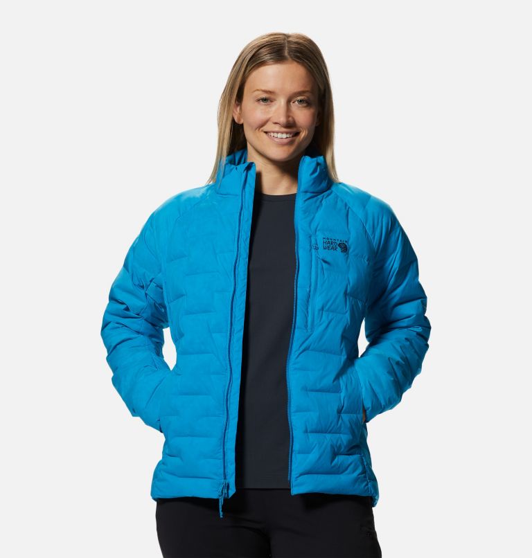 Women's Stretchdown Jacket, Color: Electric Sky, image 7