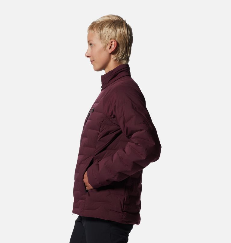 Manteau Stretchdown Femme, Color: Cocoa Red, image 3