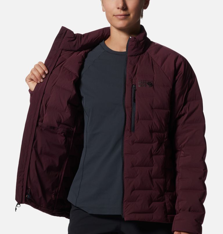 Manteau Stretchdown Femme, Color: Cocoa Red, image 5