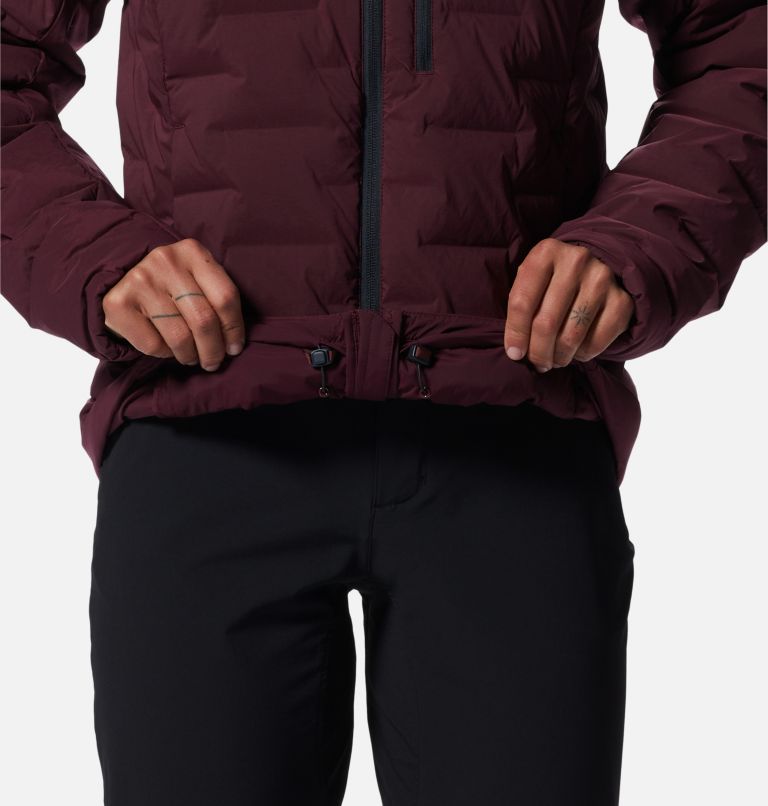 Manteau Stretchdown Femme, Color: Cocoa Red, image 6