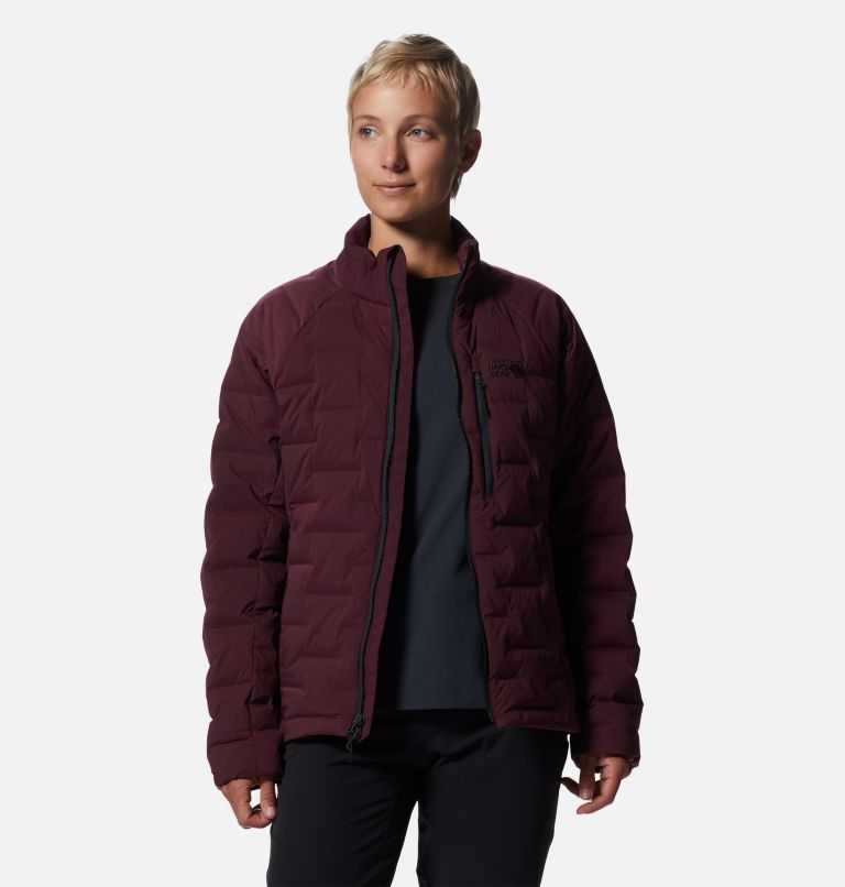 Manteau Stretchdown Femme, Color: Cocoa Red, image 7