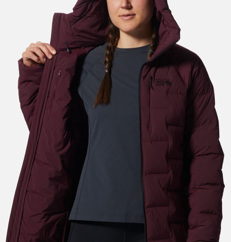 Parka Stretchdown Femme, Color: Cocoa Red, image 7