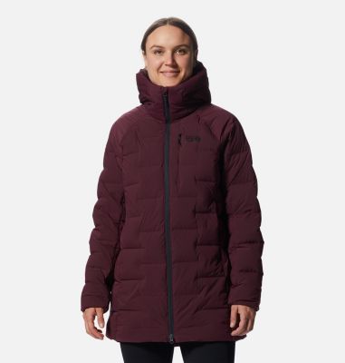Women's Stretchdown Parka, Color: Cocoa Red