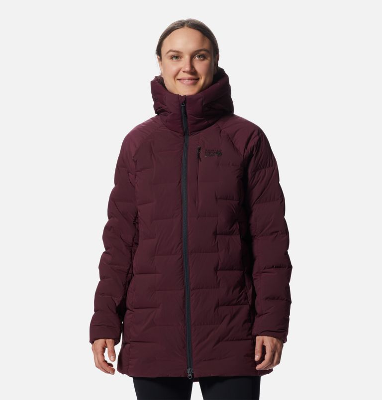 Thumbnail: Parka Stretchdown Femme, Color: Cocoa Red, image 1