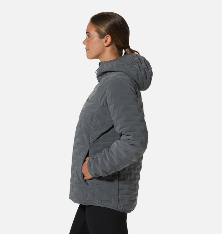 Thumbnail: Women's Stretchdown Light Pullover, Color: Foil Grey Heather, image 3