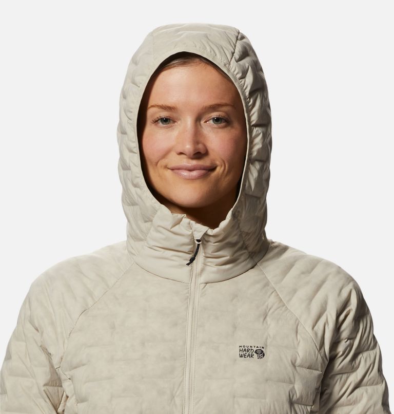 Thumbnail: Women's Stretchdown Light Pullover, Color: Wild Oyster, image 4