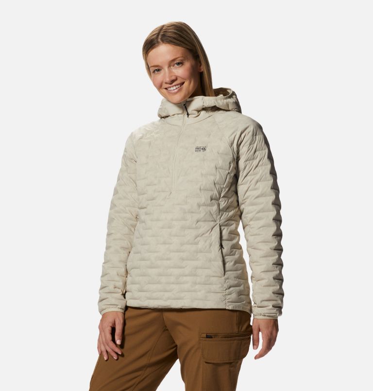 Thumbnail: Women's Stretchdown Light Pullover, Color: Wild Oyster, image 8
