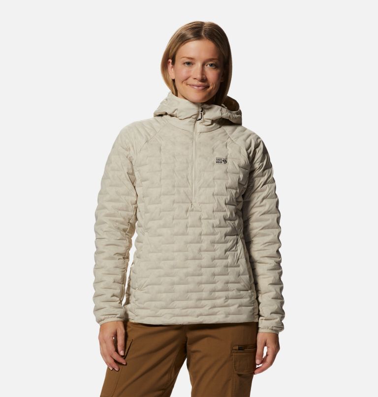 Thumbnail: Women's Stretchdown Light Pullover, Color: Wild Oyster, image 1