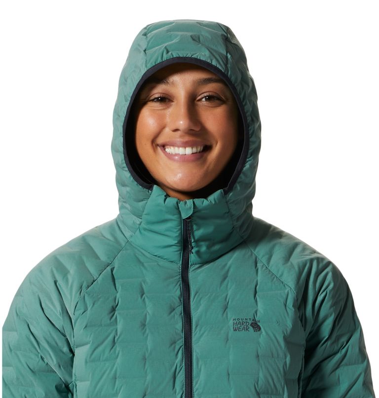 Women's Stretchdown Light Pullover, Color: Mint Palm, image 4