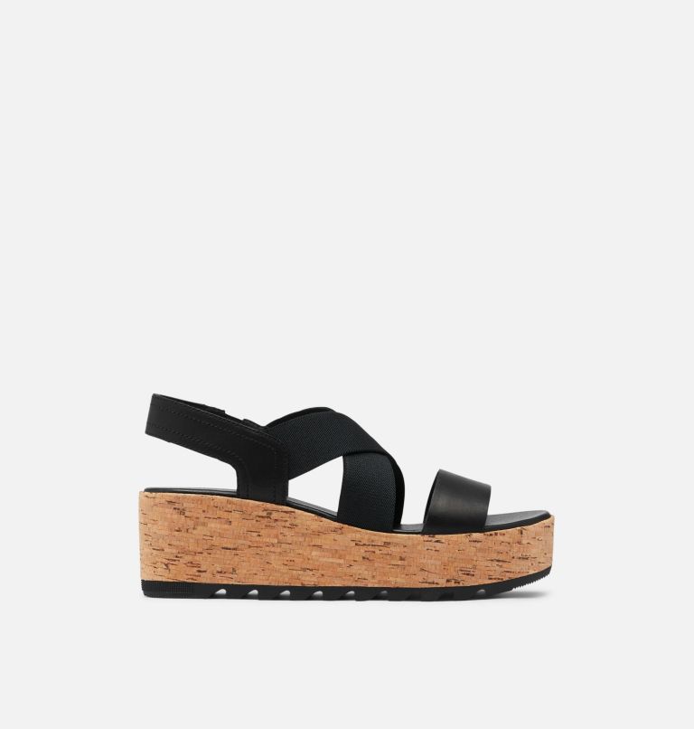 Sorel discount black sandals