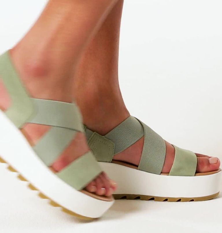 Women's Cameron Flatform Slingback Wedge Sandal, Color: Safari, Sea Salt