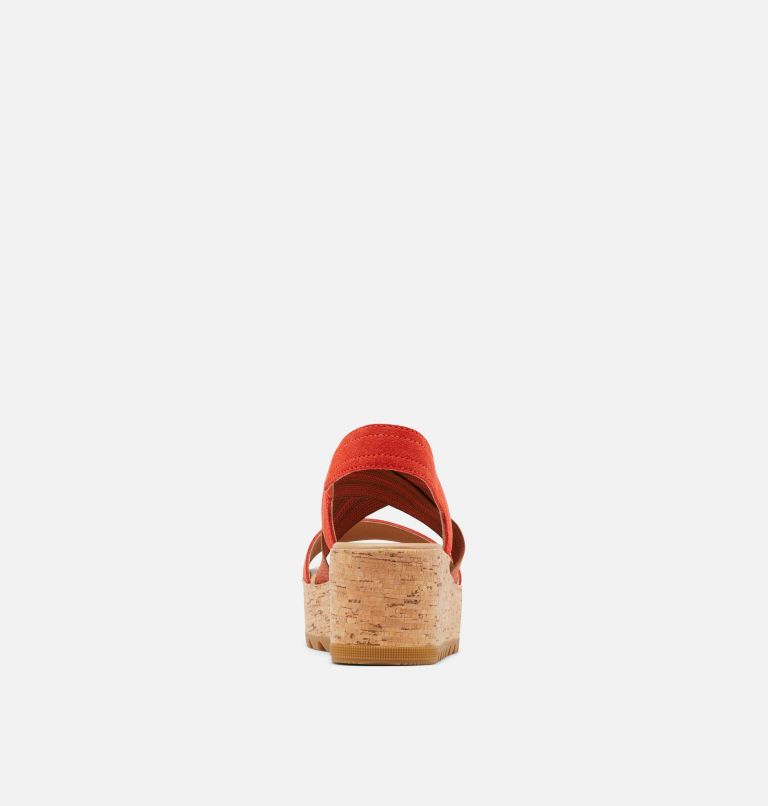 Women's Cameron Flatform Slingback Wedge Sandal, Color: Signal Red, image 3