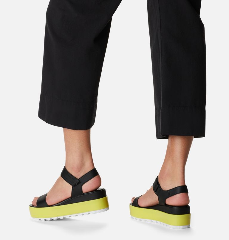 Thumbnail: Women's Cameron Flatform Wedge Sandal, Color: Black, Bolt, image 8