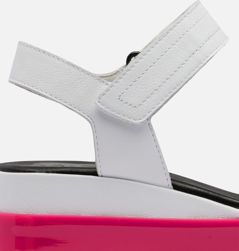 Women's Cameron Flatform Wedge Sandal, Color: White, Punch Pink, image 7