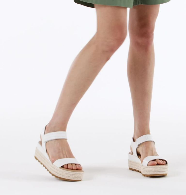 CAMERON FLATFORM SANDAL | 125 | 11, Color: Sea Salt