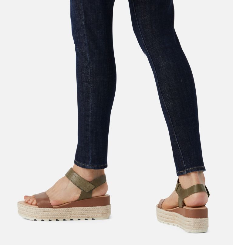 Thumbnail: Women's Cameron Flatform Wedge Sandal, Color: Velvet Tan, image 8
