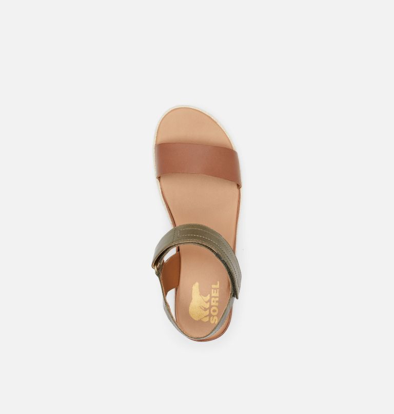 Women's Cameron Flatform Wedge Sandal, Color: Velvet Tan, image 5