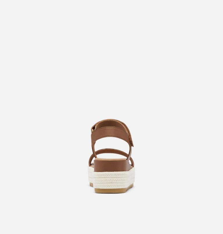 Women's Cameron Flatform Sandal, Color: Velvet Tan, Chalk, image 3