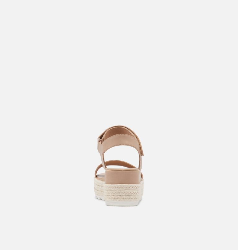 Sandale plate compensée Cameron pour femme, Color: Honest Beige, image 3