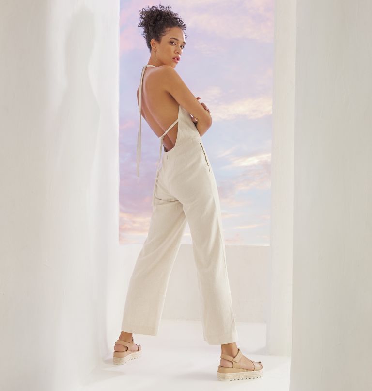 Thumbnail: Cameron Flatform Sandale für Frauen, Color: Honest Beige, image 9