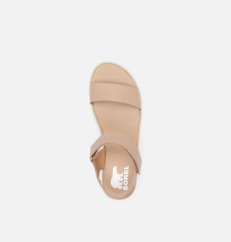 Thumbnail: Sandale plate compensée Cameron pour femme, Color: Honest Beige, image 5