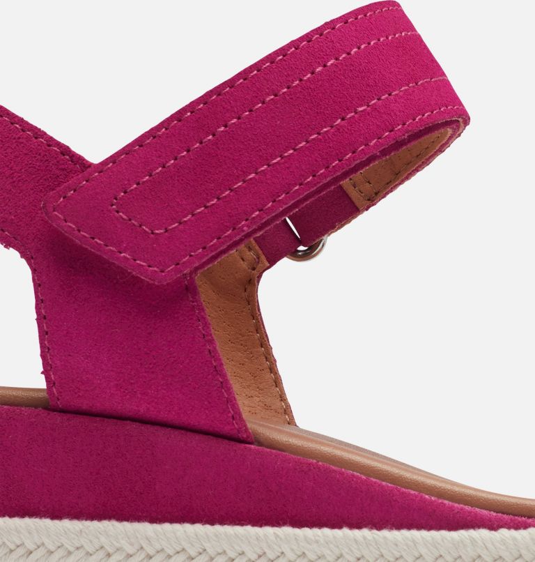 Thumbnail: Women's Cameron Flatform Wedge Sandal, Color: Fuchsia Fizz, Sea Salt, image 8