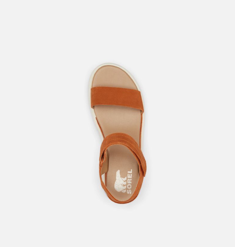 Sandale plate compensée Cameron pour femme, Color: Desert Sun, Chalk, image 5