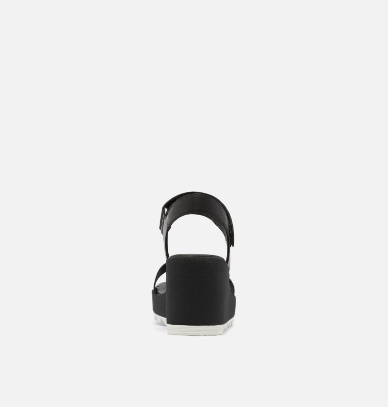 Women's Cameron Wedge Leather Sandal, Color: Black, image 3