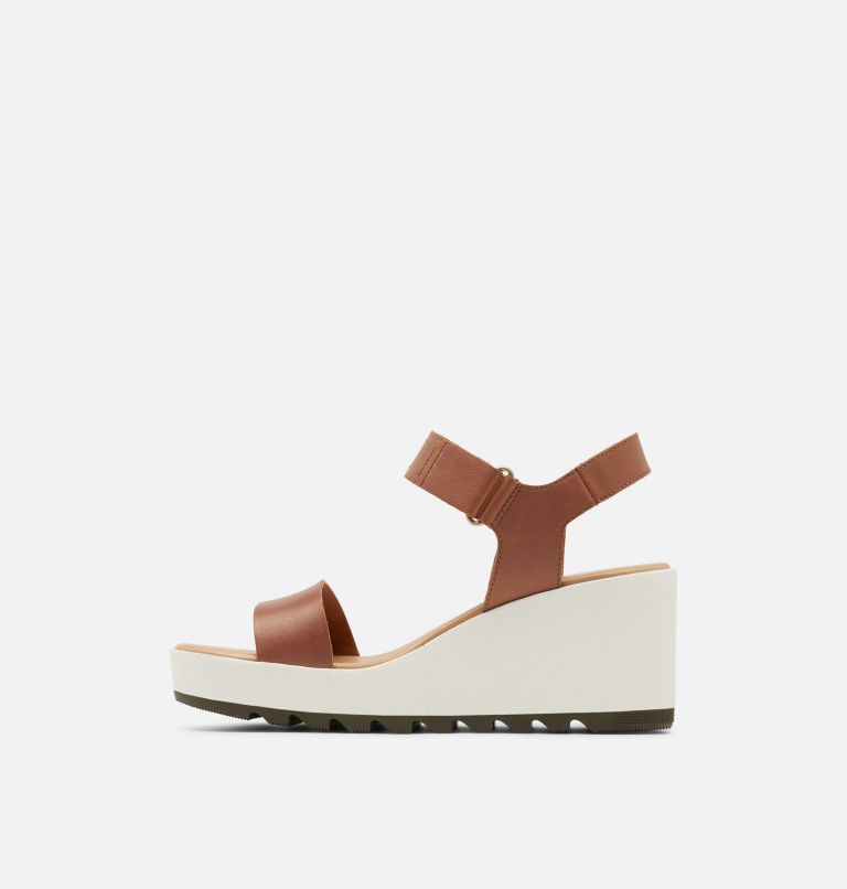 Women's Cameron Wedge Leather Sandal, Color: Velvet Tan, image 4