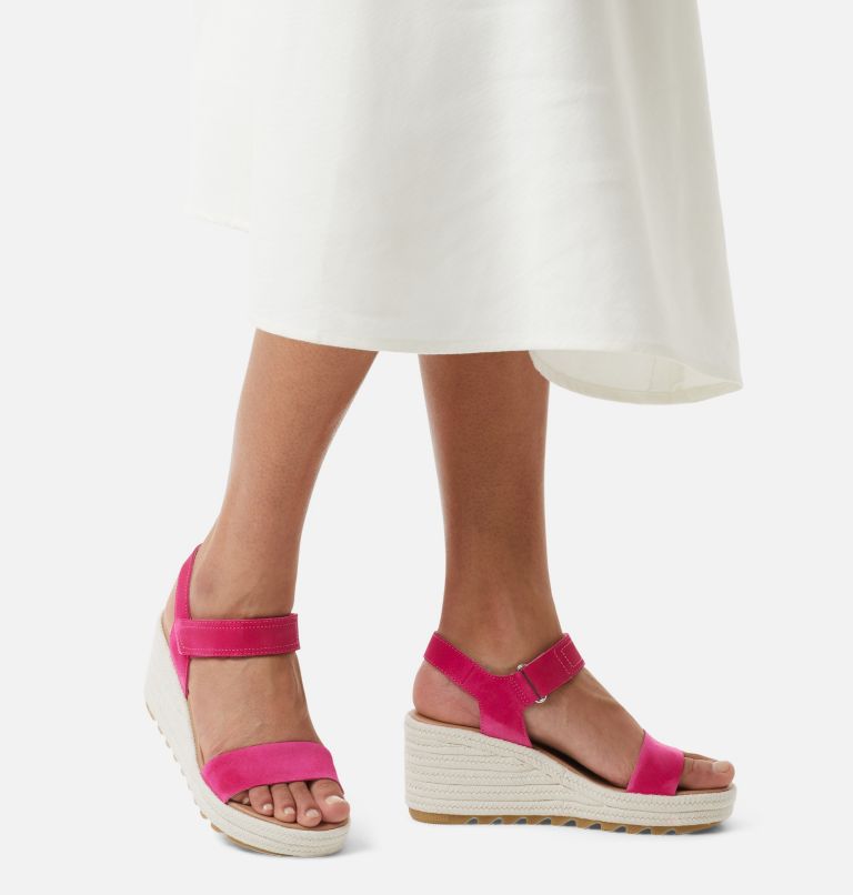 Women's Cameron Wedge Sandal, Color: Fuchsia Fizz, Gum 17, image 7