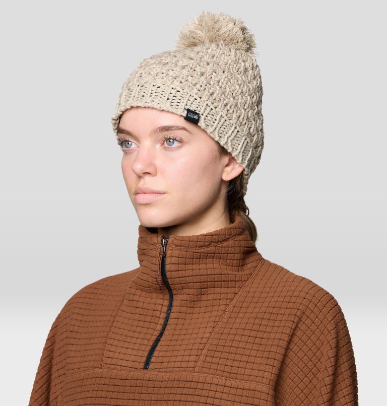 Women's Snow Capped Beanie | 160 | O/S, Color: Fossil, image 4