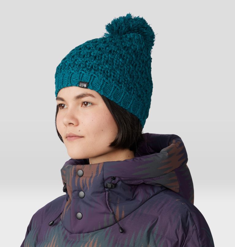 Women's Snow Capped Beanie, Color: Jack Pine, image 4