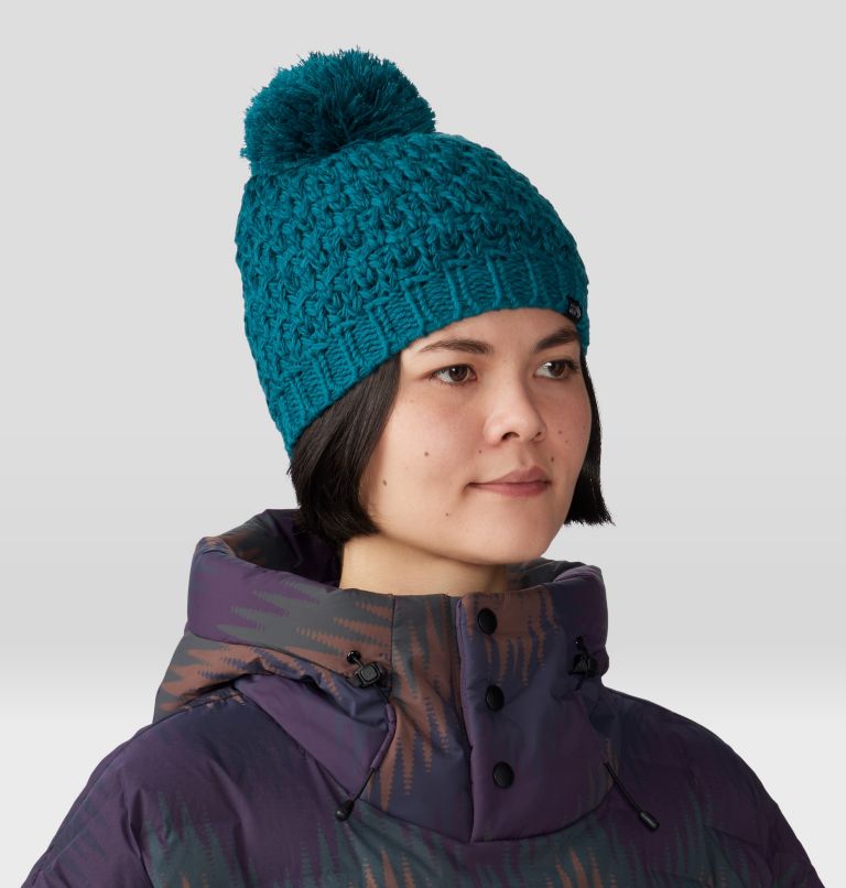 Women's Snow Capped Beanie, Color: Jack Pine, image 6